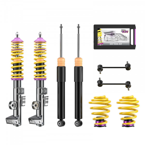 KW Gewindefahrwerk V2 inox BMW 3er Coupe (E36) 3B, 3/B, M3B, M3/B 10/1991-05/1999