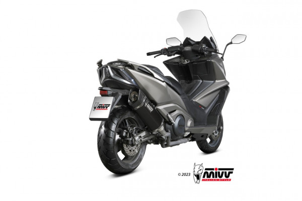 MIVV SR-1 Titan Schwarz Endschalldämpfer passend für KYMCO AK550
