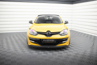 Front Ansatz Für RENAULT MEGANE 3 RS V.1 Schwarz Hochglanz