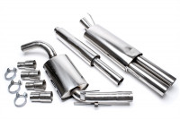 TA Technix Edelstahlanlage 2x76mm passend für VW Golf III TA Technix Edelstahlanlage 2x76mm passend für VW Golf III