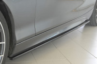 Rieger Seitenschweller links ansatz glanz schwarz für BMW 1er F20 (1K4) Lim. / 4-tür. 09.11-03.2015