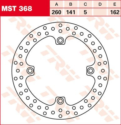 Bremsscheibe starr MST368