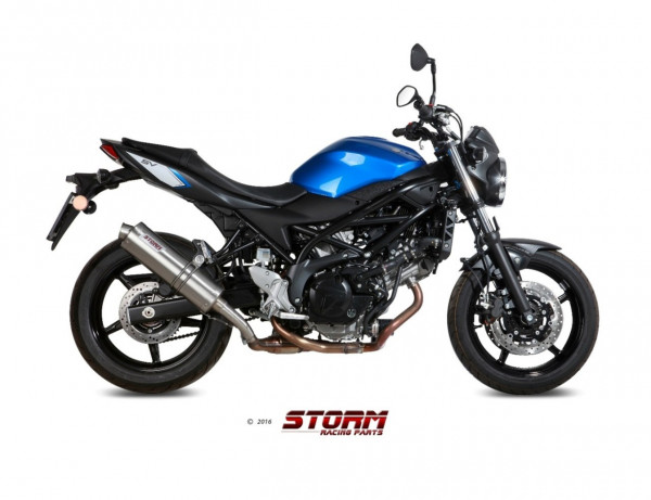 Storm by MIVV OVAL Endschalldämpfer passend für Suzuki SV 650 ´16