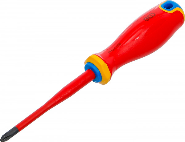 VDE-Schraubendreher PH2 mit extra dünner Spitze