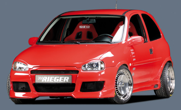 Rieger Spoilerstoßstange für Opel Corsa B 3-tür. 11.96- (ab Modell 97)