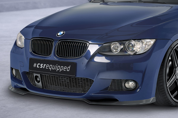 Cup-Spoilerlippe mit ABE für BMW 3er E92/E93 M-Paket CSL605 Schwarz Strukturiert