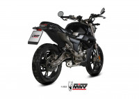 MIVV X-M1 Edelstahl Schwarz Komplettanlage passend für Zontes ZT 125 U/G1 21-22 MIVV X-M1 Edelstahl Schwarz Komplettanlage passend für Zontes ZT 125 U/G1 21-22