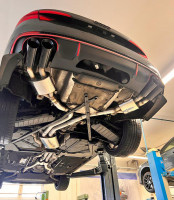 FOX Endschalldämpfer rechts/links mit Abgasklappen, Mittelschalldämpfer und Vorschalldämpfer 2x100 T FOX Endschalldämpfer rechts/links mit Abgasklappen, Mittelschalldämpfer und Vorschalldämpfer 2x100 T