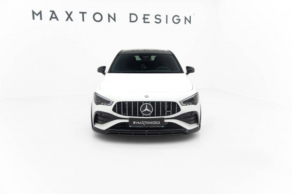 Front Ansatz Für Mercedes-AMG CLA 35 Coupe / Shooting Brake C118 Facelift / X118 Facelift Schwarz Ho