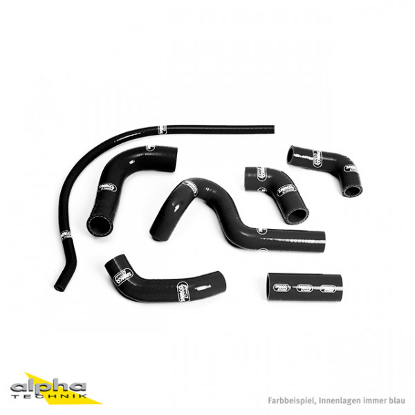 SAMCO SPORT Siliconschlauch Kit schwarz passend für Ducati 749R 999R S Modelljahr 2004-2007