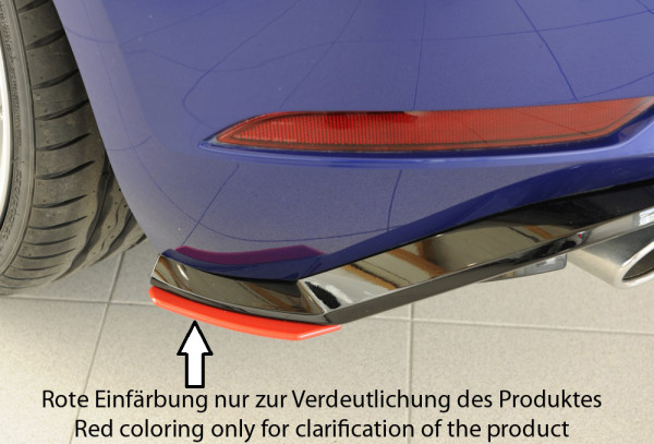 Rieger Heckschürzenansatz seitlich links für VW Golf 7 R-Line 5-tür. 02.17- (ab Facelift)