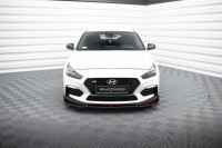 Front Ansatz V.3 Für Hyundai I30 N Mk3 Hatchback/ Fastback Schwarz Hochglanz