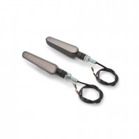 DAYTONA D-Light-Ray LED Sequenz-Blinker Gehäuse Schwarz / Linse Klar (Paar), vorn & hinten DAYTONA D-Light-Ray LED Sequenz-Blinker Gehäuse Schwarz / Linse Klar (Paar), vorn & hinten