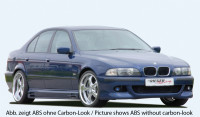 Rieger Seitenschweller rechts carbon look für BMW 5er E39 Lim. 12.95-12.02