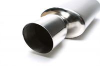 TA Technix Edelstahl Sportendschalldämpfer universal 110x115mm oval / scharf / angeschrägt TA Technix Edelstahl Sportendschalldämpfer universal 110x115mm oval / scharf / angeschrägt