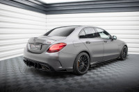 Street Pro Heck Ansatz Diffusor + Flaps passend für Mercedes-AMG C63 W205 Facelift Street Pro Heck Ansatz Diffusor + Flaps passend für Mercedes-AMG C63 W205 Facelift