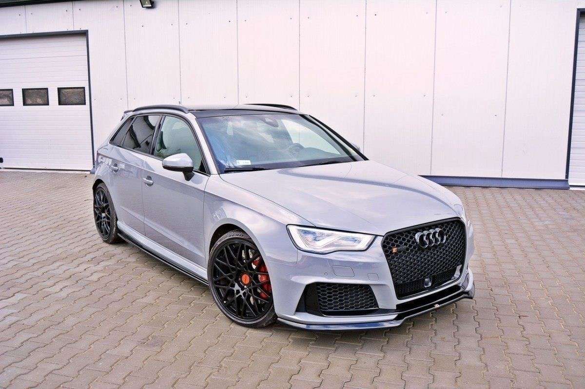 Front Ansatz V 1 Passend Für Audi Rs3 8v Sportback Schwarz Matt