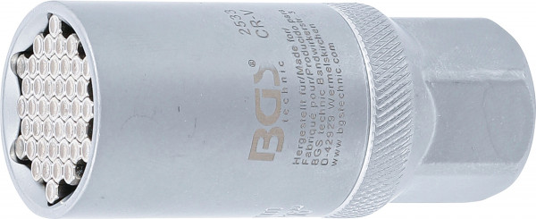 BGS Multi-Einsatz Antrieb Innenvierkant 10 mm (3/8") SW 9–21 mm