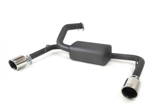 Ulter Sportauspuff passend für Ford Focus III 2010-2018 2 Duplex Endrohre rund Ø100