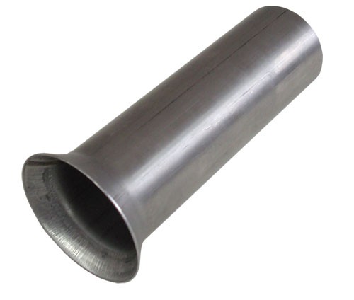 UNI-Tulpe Ø55mm Edelstahl Rohr einseitig aufgetulpt