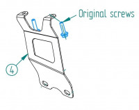MIVV Halterung passend für Y.064.LDKB MIVV Halterung passend für Y.064.LDKB