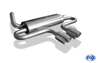 FOX Endschalldämpfer passend für Ford Focus III ST Turnier - 2x100 mm mittig FOX Endschalldämpfer passend für Ford Focus III ST Turnier - 2x100 mm mittig