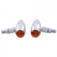SHIN YO Micro-Bullet Blinker Chrom mit orangefarbener Linse, E-geprüft (Paar) – vorn & hinten SHIN YO Micro-Bullet Blinker Chrom mit orangefarbener Linse, E-geprüft (Paar) – vorn & hinten