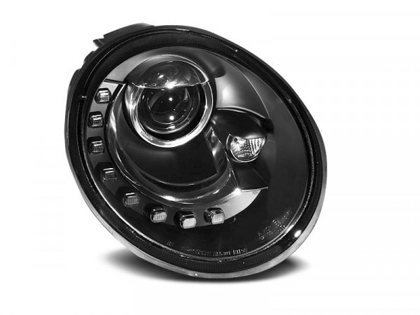 Scheinwerfer Tageslicht schwarz passend für VW New Beetle 10.98-05.05