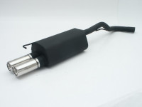 Ulter Sportauspuff passend für Audi A3 8L 1996–2003 2 Endrohre oval 95×65 Ulter Sportauspuff passend für Audi A3 8L 1996–2003 2 Endrohre oval 95×65