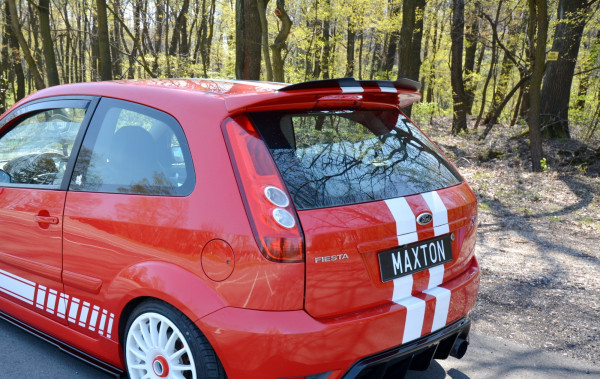 Spoiler CAP V.1 Für Ford Fiesta ST Mk6 Schwarz Matt