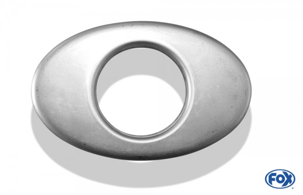 Deckel für Endrohr oval 140x90mm - Loch: 50mm