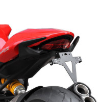 Kennzeichenhalter-Set passend für Ducati Monster 1200/S 14-16 verstellbar inklusive Reflektor und LE Kennzeichenhalter-Set passend für Ducati Monster 1200/S 14-16 verstellbar inklusive Reflektor und LE