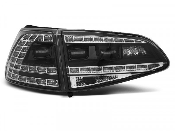 LED Rücklichter Sport schwarz passend für VW Golf 7 13-17