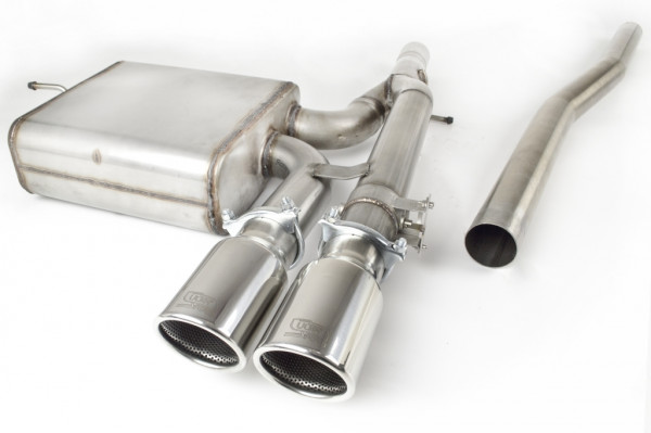 Ulter Sportauspuff passend für Mini Cooper S Gen III 2014-2021 Ø90 Rundendrohre