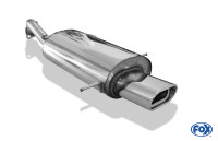 FOX Endschalldämpfer passend für Mazda 323 IV Typ BG Stufenheck - 135x80 Typ 53 FOX Endschalldämpfer passend für Mazda 323 IV Typ BG Stufenheck - 135x80 Typ 53