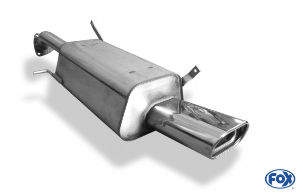 Endschalldämpfer passend für Mitsubishi Carisma Typ DAO 135x80 Typ 53