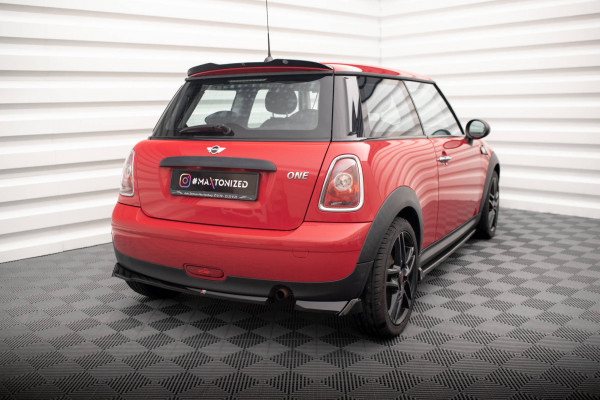 Spoiler CAP Für Mini One R56 Schwarz Hochglanz