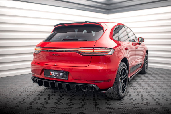 Heck Ansatz Flaps Diffusor V.2 passend für Porsche Macan Mk1
