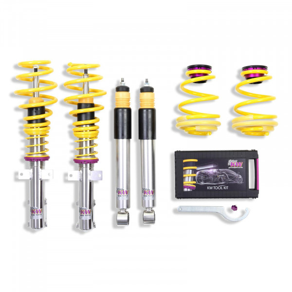KW Gewindefahrwerk V2 inox RENAULT CLIO Grandtour (R, KR0/1_) 11/2007-