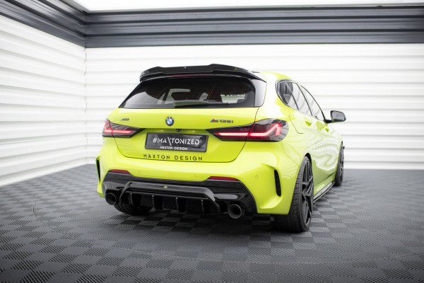 Diffusor Heck Ansatz V.1 Für BMW 1er F40 M-Paket/ M135i Schwarz Hochglanz
