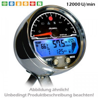 Acewell Digitaltachometer ACE-4000 Alu-Chrom mit DZM & Tankanzeige Acewell Digitaltachometer ACE-4000 Alu-Chrom mit DZM & Tankanzeige