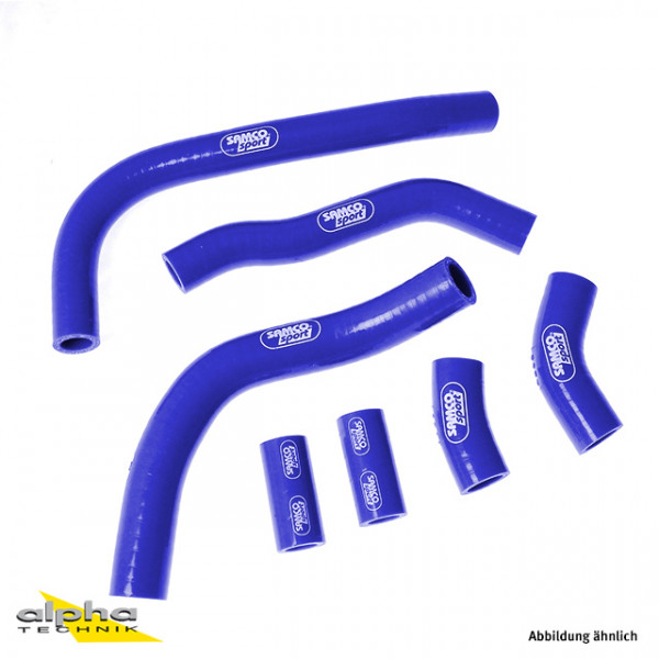 SAMCO SPORT Siliconschlauch Kit OEM Design blau für Honda CRF450R Modelljahr 2009-2012