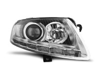 Xenon-Scheinwerfer True DRL chrom passend für Audi A6 C6 04.04–08 Xenon-Scheinwerfer True DRL chrom passend für Audi A6 C6 04.04–08
