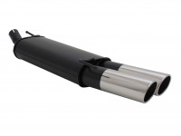 Novus Sportauspuff passend für Opel Astra F / Kadett E 2x90mm SR-Design Novus Sportauspuff passend für Opel Astra F / Kadett E 2x90mm SR-Design