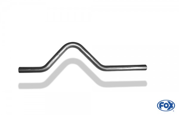 FOX Achsrohrbogen ungeweitet Ø50mm Edelstahl