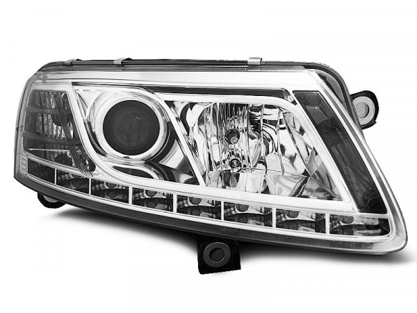 Xenon-Scheinwerfer True DRL chrom passend für Audi A6 C6 04.04-08