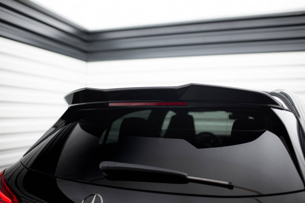 Spoiler CAP Für 3D Mercedes-AMG A35 Hatchback W177 Schwarz Hochglanz