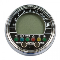 Acewell Multifunktionelles Digitalinstrument in Chrom – Einbau-Tacho mit Drehzahlmesser und Uhr Acewell Multifunktionelles Digitalinstrument in Chrom – Einbau-Tacho mit Drehzahlmesser und Uhr