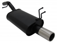 Novus Sportauspuff passend für Ford Fiesta MK6 JH/JD 1x76mm Novus Sportauspuff passend für Ford Fiesta MK6 JH/JD 1x76mm