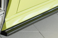 Rieger Seitenschweller links ansatz glanz schwarz für Audi A3 S3 (8V) 5-tür. (Sportback 8VA) 05.13-0 Ausführung: Schwarz matt